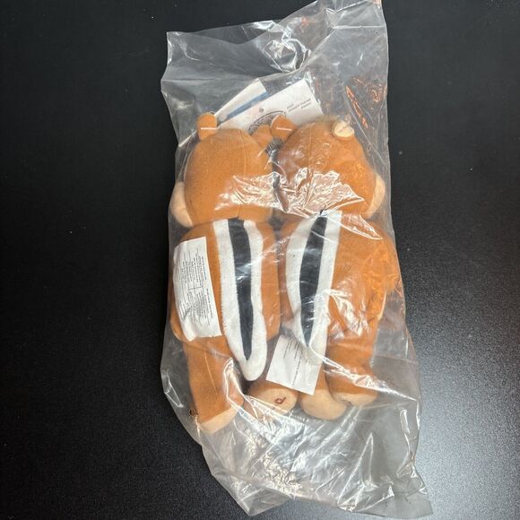 Disney Store Chip N Dale 7" Mini Bean Bag Plush Set NWT READ 16588 - Picture 2 of 9